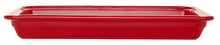 Emile Henry USA Gastron Rectangular Recton Pan Gastron Rectangular Recton Pan Professional Emile Henry 12x20 in - GN 1/1, 65mm/2.5 in Cerise  Product Image 17