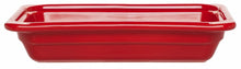 Emile Henry USA Gastron Rectangular Recton Pan Gastron Rectangular Recton Pan Professional Emile Henry 7x12 in - GN 1/3, 65mm/2.5 in Cerise  Product Image 5