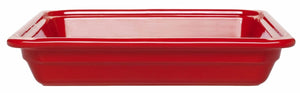 Emile Henry USA Gastron Rectangular Recton Pan Gastron Rectangular Recton Pan Professional Emile Henry 12x14 in - GN 2/3, 65mm/2.5 in Cerise 