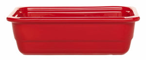 Emile Henry USA Gastron Deep Rectangular Pan Gastron Deep Rectangular Pan Professional Emile Henry 7 x 12 in - GN 1/3, 100mm/4 in Cerise 