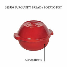 Emile Henry USA Bread / Potato Pot - Replacement Body Bread / Potato Pot - Replacement Body Replacement Parts Emile Henry Burgundy  Product Image 1