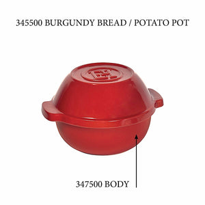 Emile Henry USA Bread / Potato Pot - Replacement Body Bread / Potato Pot - Replacement Body Replacement Parts Emile Henry Burgundy 