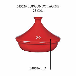 Emile Henry USA Tagine - Replacement Lid Tagine - Replacement Lid Replacement Parts Emile Henry 2.1 Qt Burgundy 