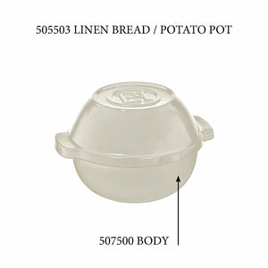 Emile Henry USA Bread / Potato Pot - Replacement Body Bread / Potato Pot - Replacement Body Replacement Parts Emile Henry Linen 