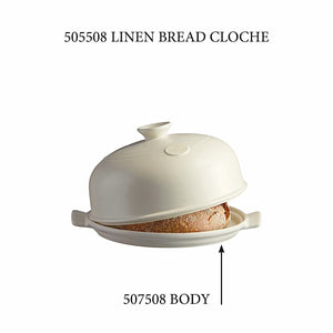 Emile Henry USA Bread Cloche - Replacement Base Bread Cloche - Replacement Base Replacement Parts Emile Henry Linen 