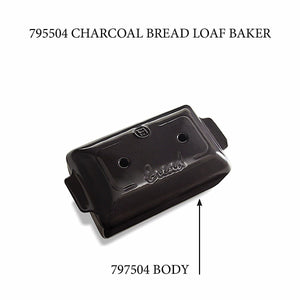 Emile Henry USA Bread Loaf Baker - Replacement Body Bread Loaf Baker - Replacement Body Replacement Parts Emile Henry Charcoal 