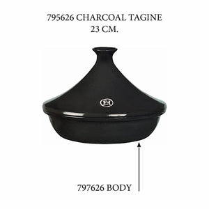 Emile Henry USA Tagine - Replacement Body Tagine - Replacement Body Replacement Parts Emile Henry 2.1 Qt Charcoal 