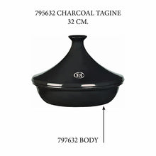 Emile Henry USA Tagine - Replacement Body Tagine - Replacement Body Replacement Parts Emile Henry 3.7 Qt Charcoal  Product Image 4