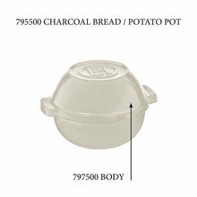 Emile Henry USA Bread / Potato Pot - Replacement Lid Bread / Potato Pot - Replacement Lid Replacement Parts Emile Henry Charcoal  Product Image 3