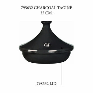 Emile Henry USA Tagine - Replacement Lid Tagine - Replacement Lid Replacement Parts Emile Henry 3.7 Qt Charcoal 
