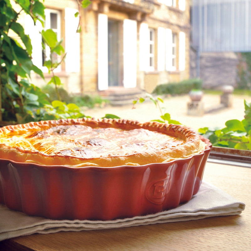 Deep Flan Dish Featured in Fall Spread - Rhode Island Monthly