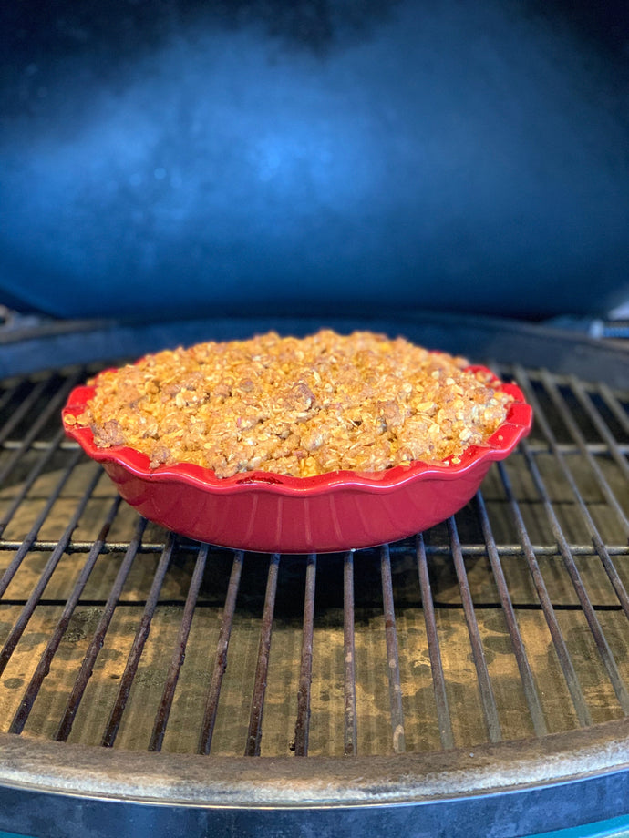 Cinnamon Apple Crumble with Pecans