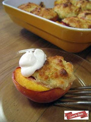 Baked Nectarines with an Orange Almond Filling