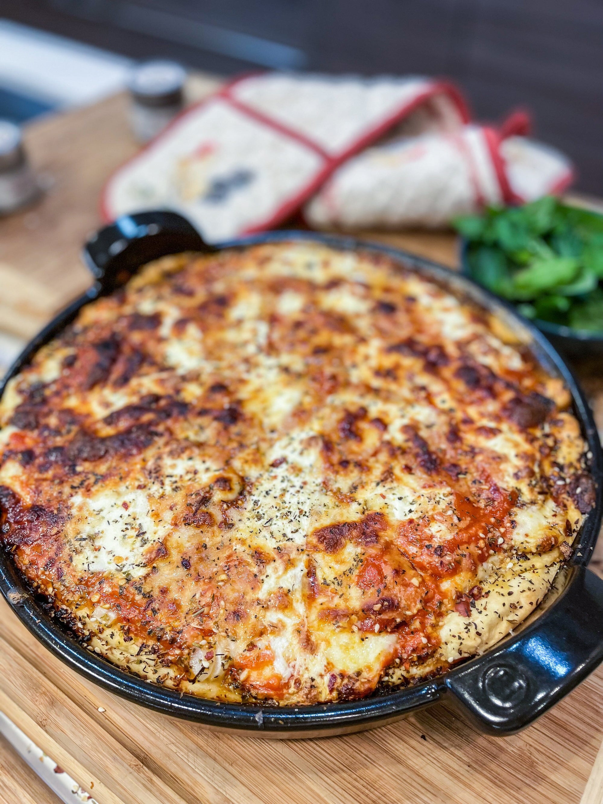 Emile Henry Deep Dish Pizza Pan - mydigitalpublication.com