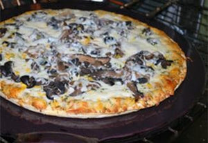 Mushroom Olive Pizza
