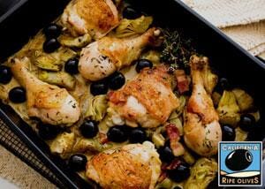 Pan Roasted Artichoke Chicken