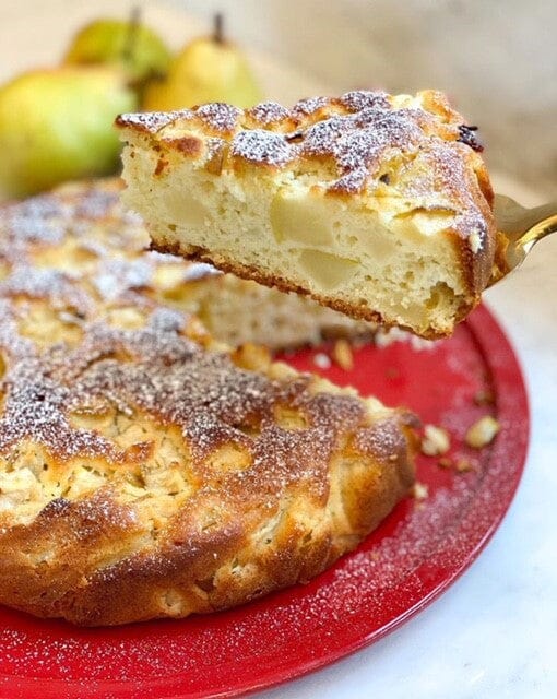 Easy Italian Pear Cake (Torta con le Pere) by MamaMiaMangia