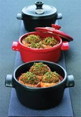 Small Stuffed Mushrooms in Mini-Stewpots