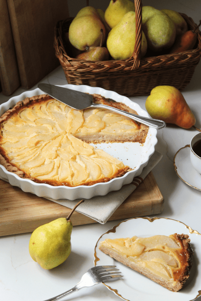 Pear, Honey & Almond Tart