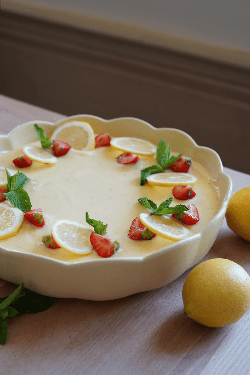 Lemon Yogurt Cheesecake Pudding