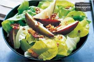 Pear,  Pancetta,  and Walnut Salad