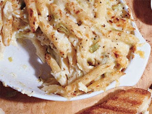 Baked Penne With Farmhouse Cheddar and Leeks
