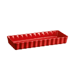 Emile Henry Rectangular Tart Dish Rectangular Tart Dish Emile Henry Burgundy Slim 