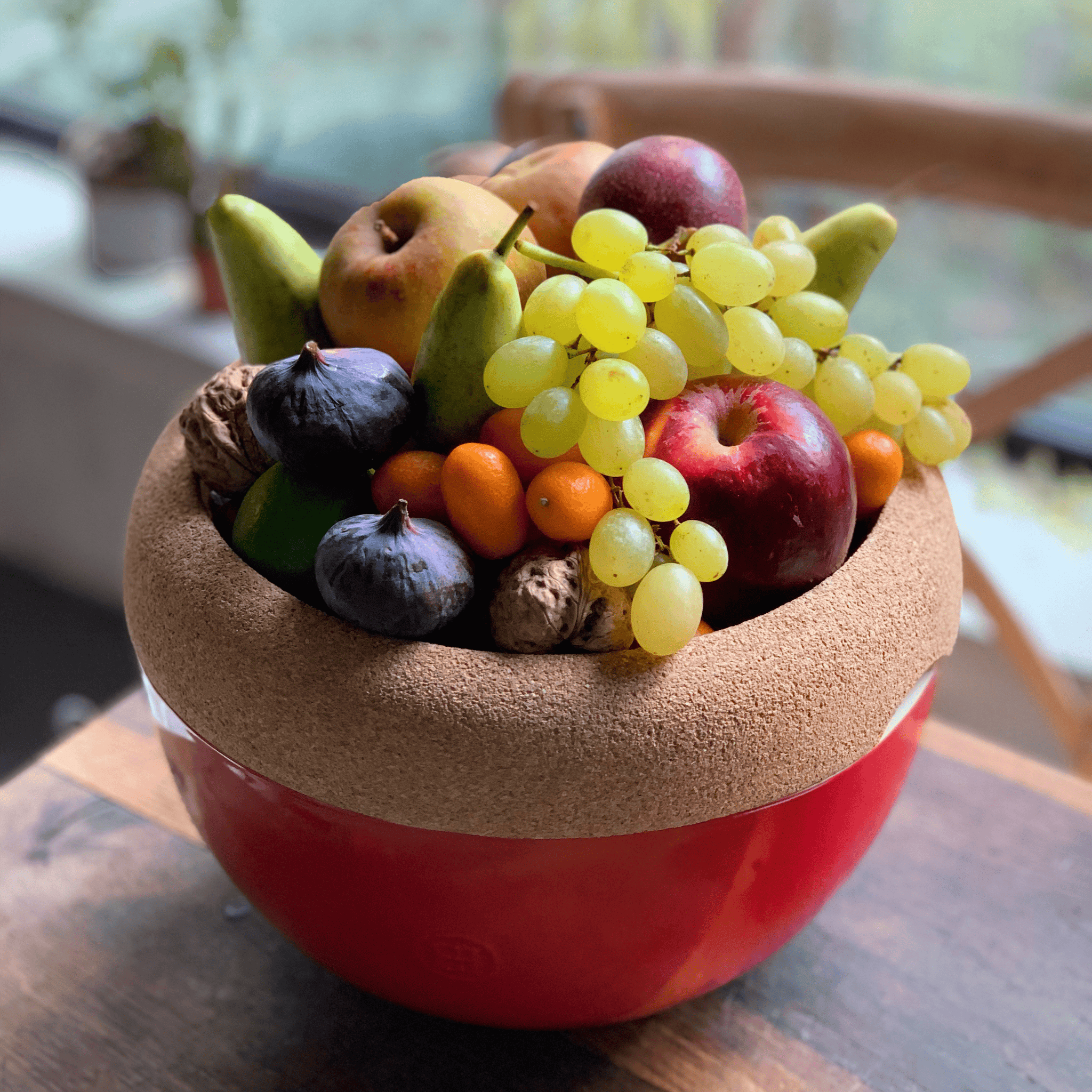 Emile Henry French Ceramic Fruit Storage Bowl
