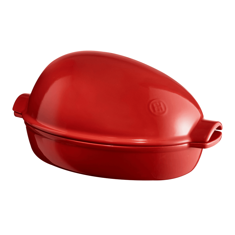 Emile Henry Large Ceramic Roaster, Handcrafted in Marcigny, France