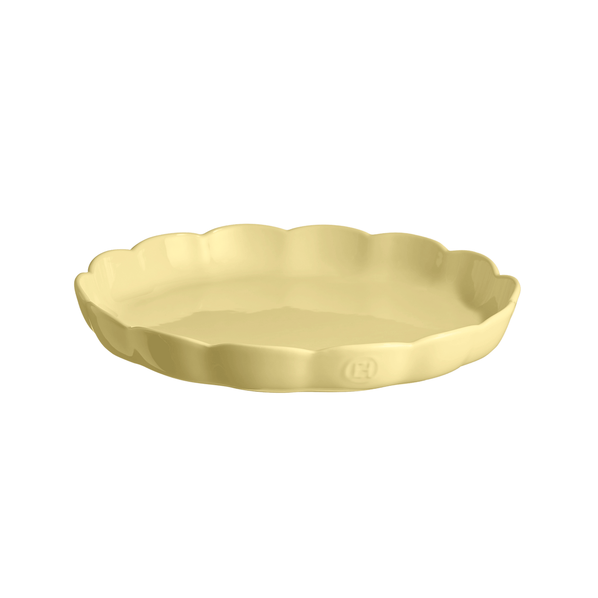 Emile Henry USA Madeleine Round Tart Dish Vanilla 