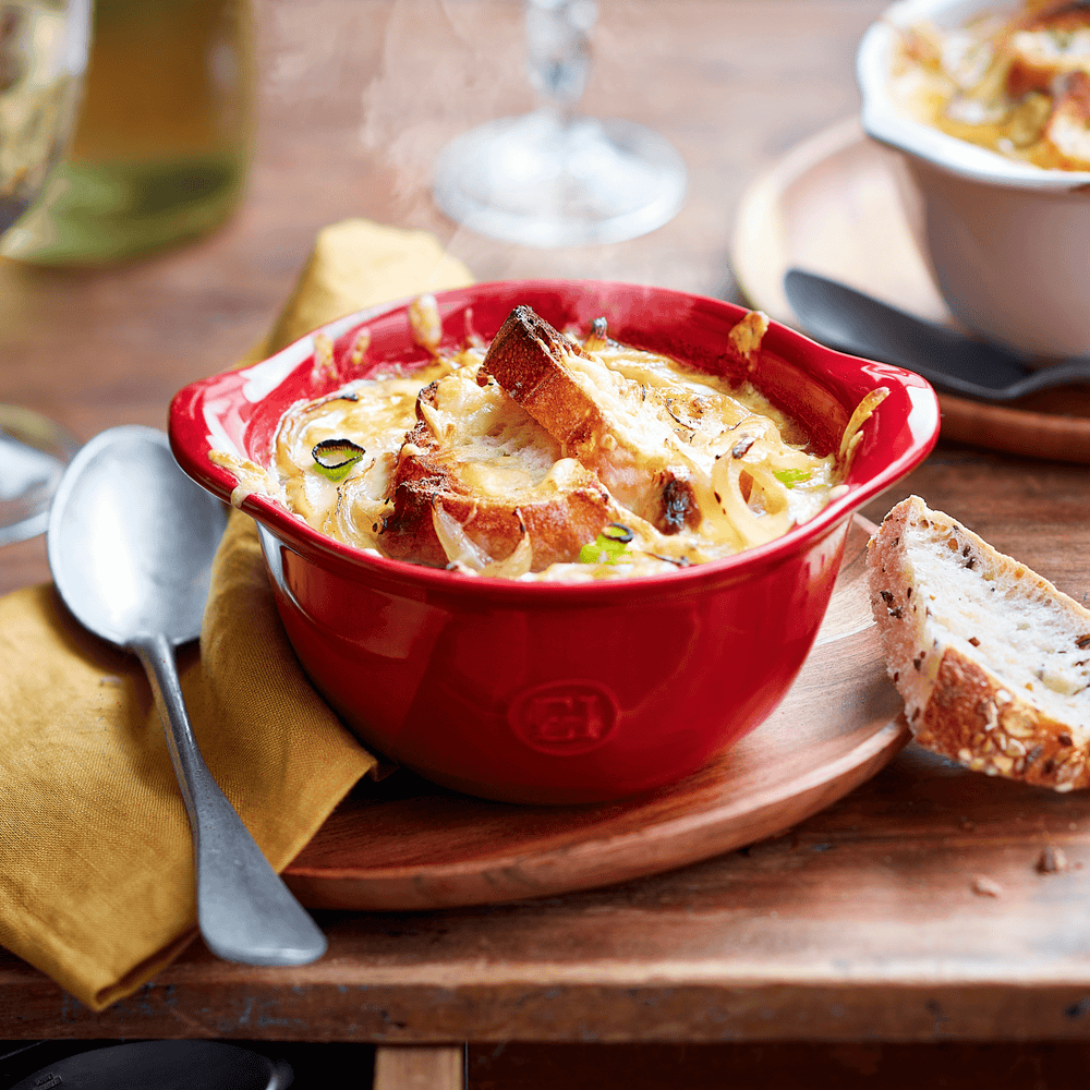 Emile Henry Ceramic Ovenproof Gratin Bowl, Handcrafted in France