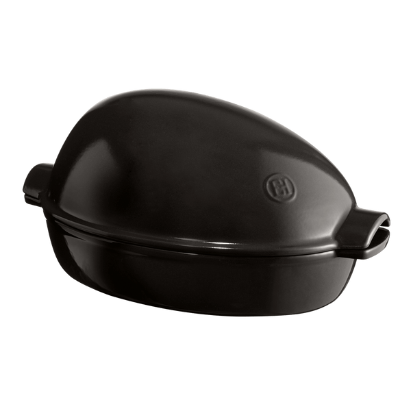 Emile Henry Large Roaster, Charcoal
