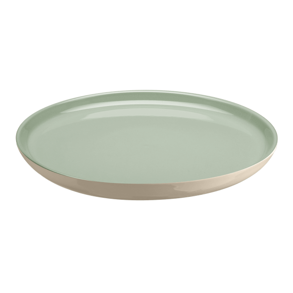 Everyday Dinner Plate- 11 Tableware Emile Henry USA Almond/Ivory