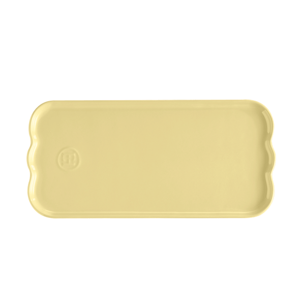 Madeleine Serving Plate Serveware Emile Henry USA Vanilla