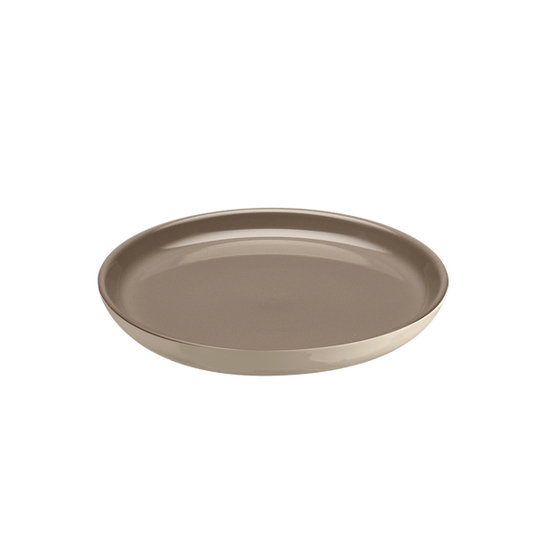 Everyday Salad/Dessert Plate 8 Tableware Emile Henry USA  Flint/Ivory 