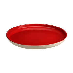 Emile Henry USA Everyday Dinner Plate- 11" Everyday Dinner Plate- 11" Tableware Emile Henry USA Rouge/Cream 