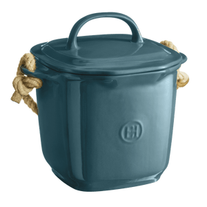 Emile Henry USA Compost Bin Compost Bin Discontinued Emile Henry USA Blue Flame 