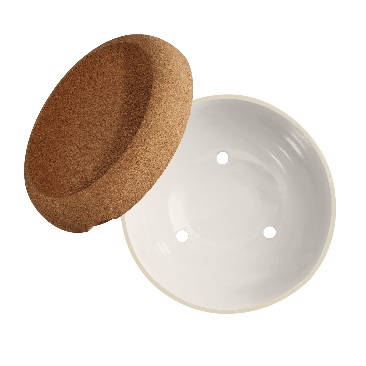 Emile Henry Large Ceramic Storage Bowl, Made in France Emile Henry USA