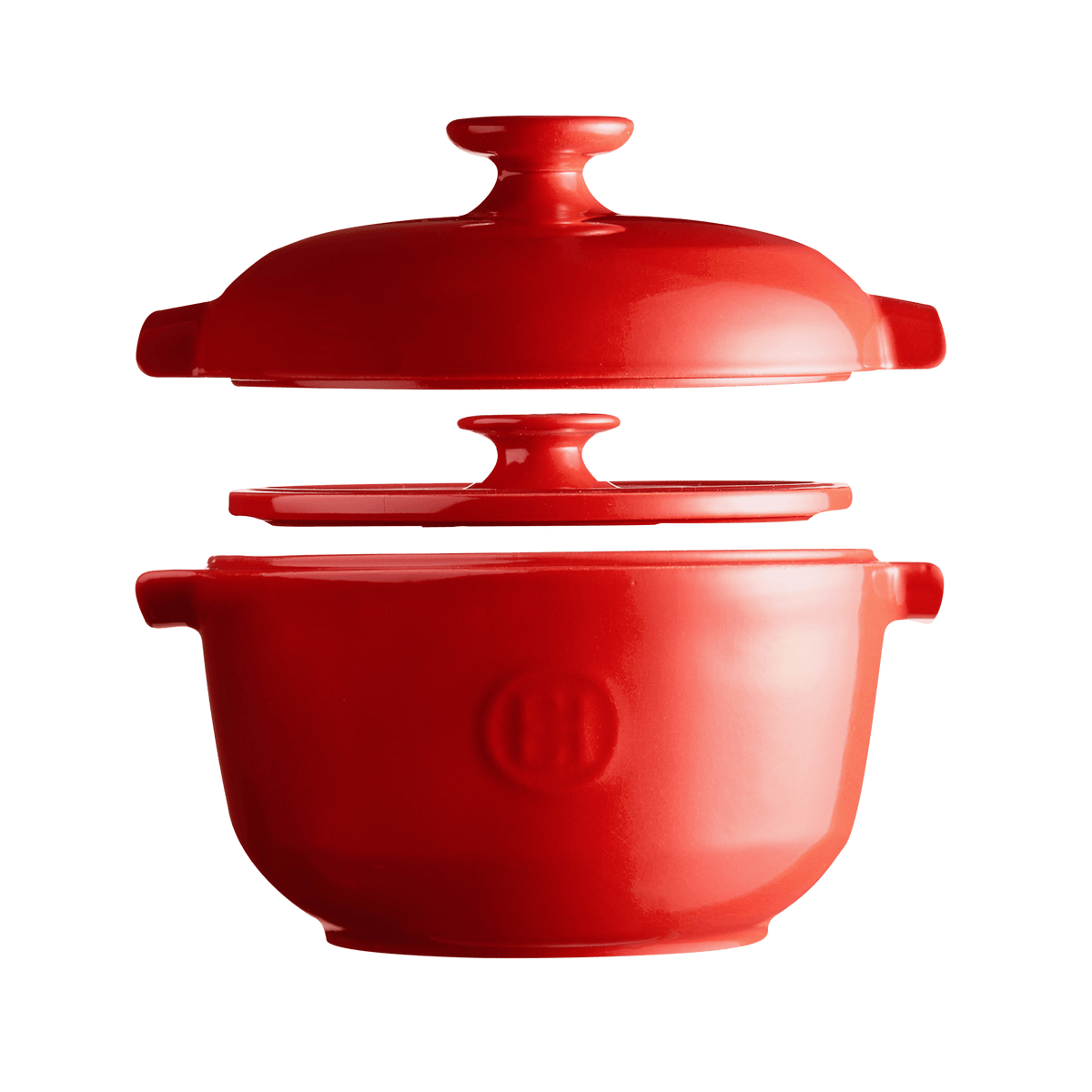 Rice Pot Cookware Emile Henry = Burgundy 