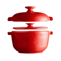 Rice Pot Cookware Emile Henry = Burgundy 