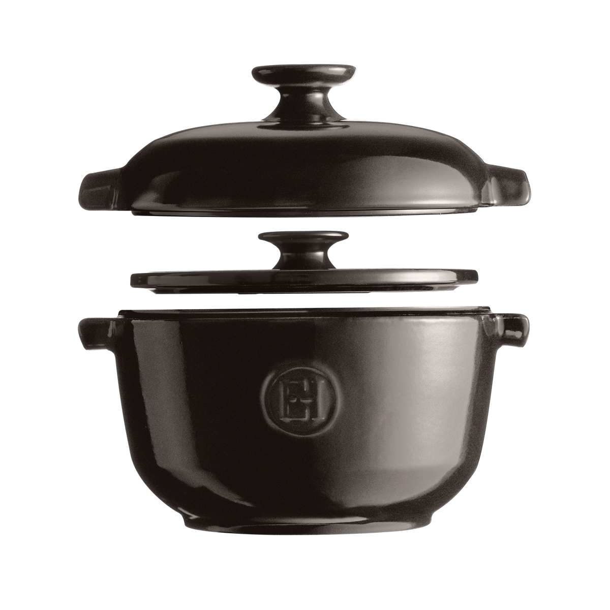 Rice Pot Cookware Emile Henry = charcoal 