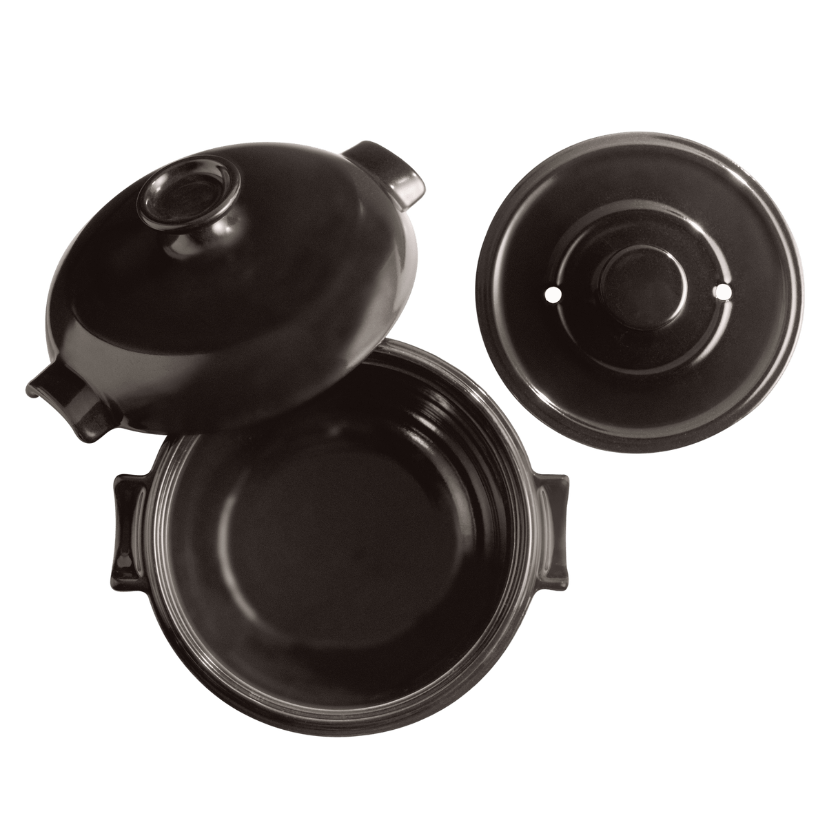 Rice Pot Cookware Emile Henry = charcoal 