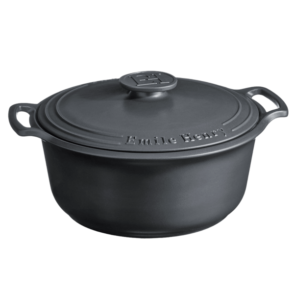 Sublime Dutch Oven Cookware Emile Henry USA Graphite 4 qt 