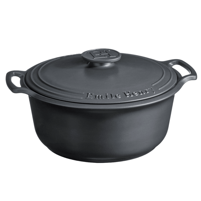 Sublime Dutch Oven Cookware Emile Henry USA Graphite