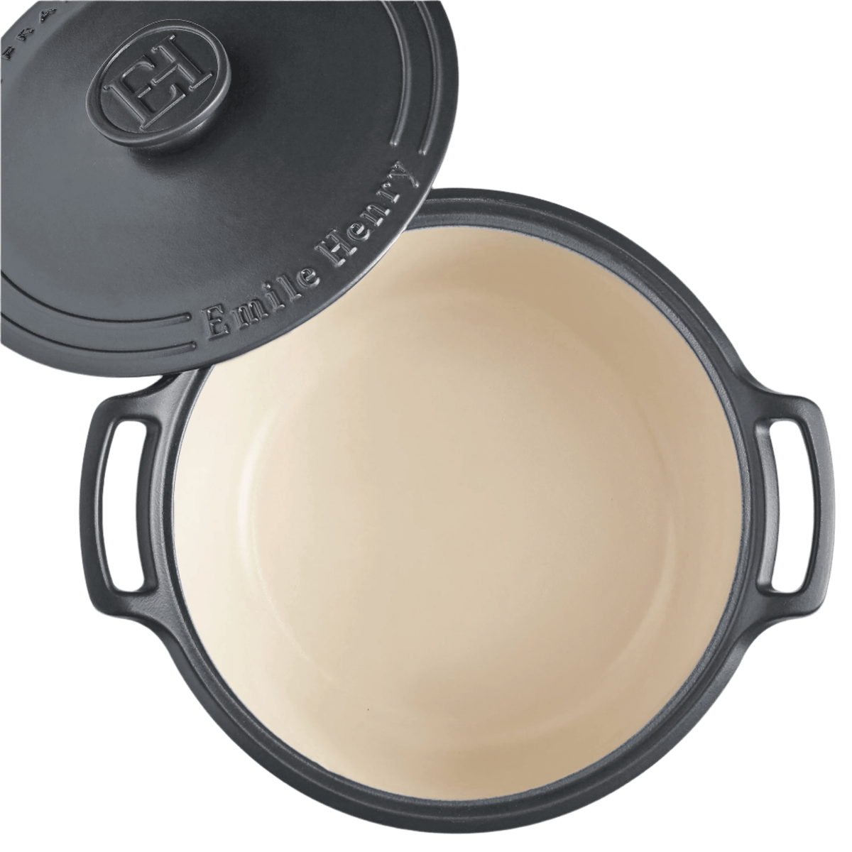 Sublime Dutch Oven Cookware Emile Henry USA Graphite