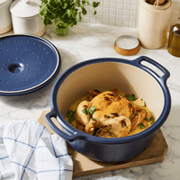 Sublime Dutch Oven Cookware Emile Henry USA Indigo 4 qt 