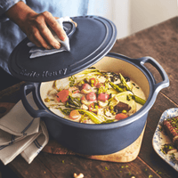 Sublime Dutch Oven Cookware Emile Henry USA Indigo 4 qt 