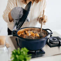 Sublime Dutch Oven Cookware Emile Henry USA Indigo