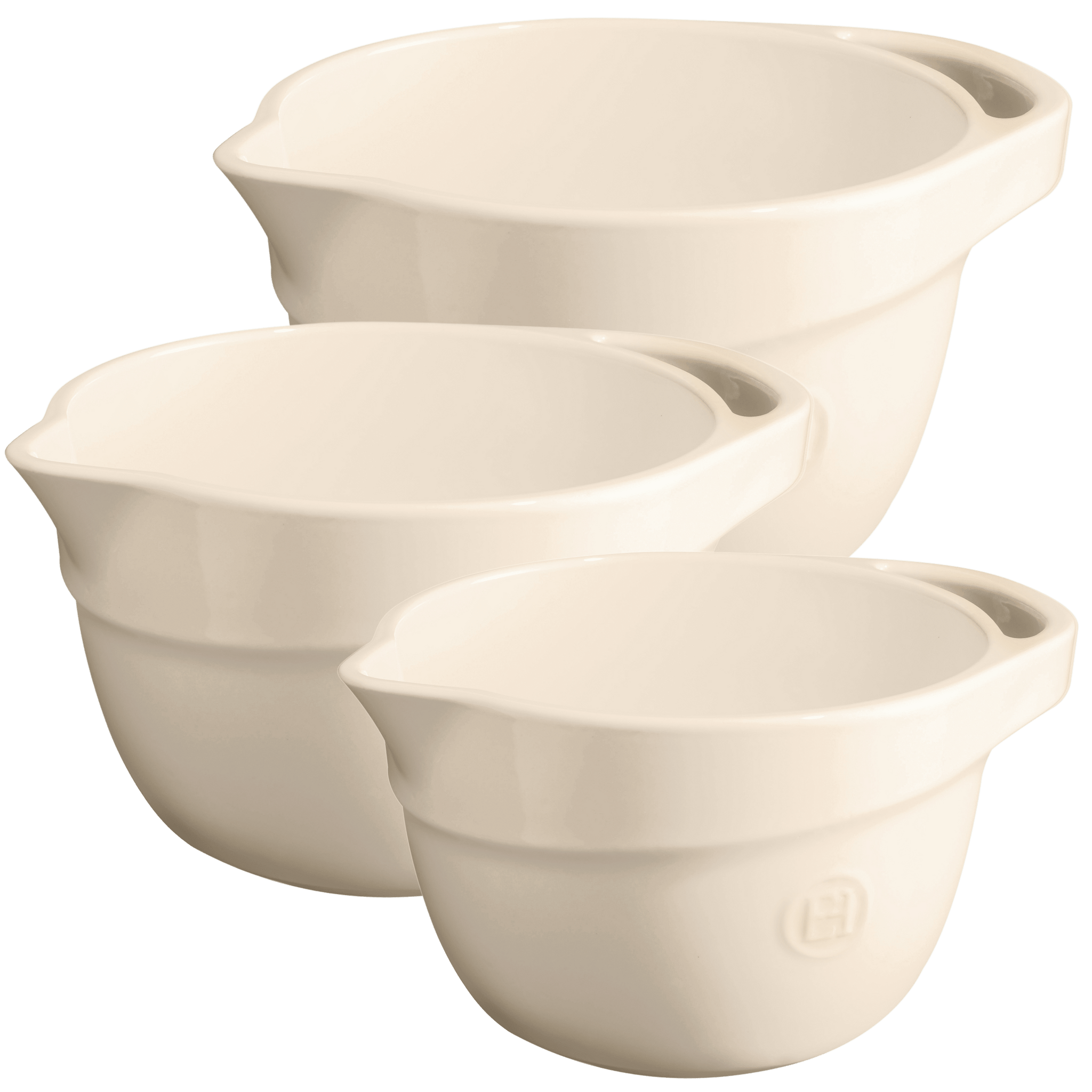 Emile Henry Ceramic Mixing Bowls, Made in France Emile Henry USA