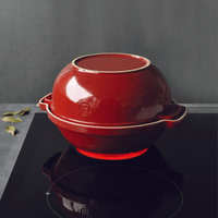 Bread Pot Bakeware Emile Henry USA Burgundy